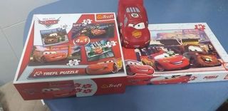 Lote de puzzles de rayó McQueen
