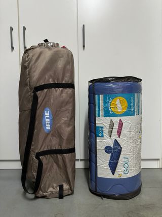 Cuna Portátil Jané y Colchón de Viaje Goli