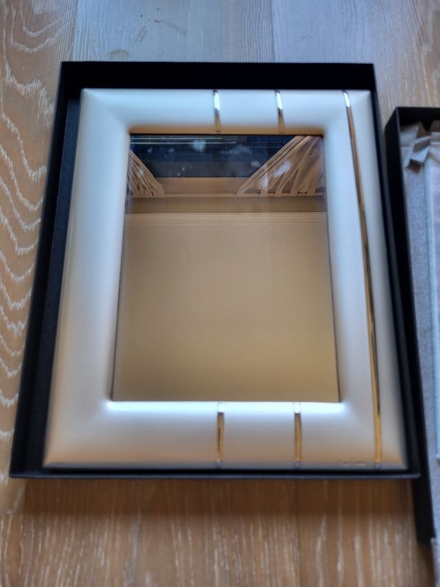 Portafoto o specchio in argento Pierre Cardin