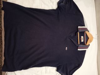 Polo Tommy Hilfiger azul talla S