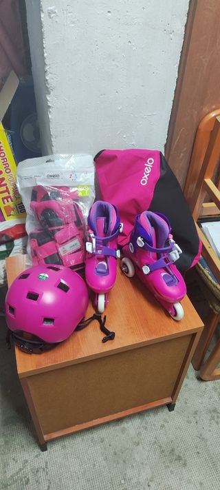 Pack de patinaje niña