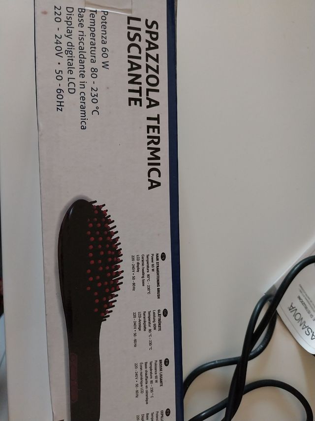 Spazzola termica lisciante