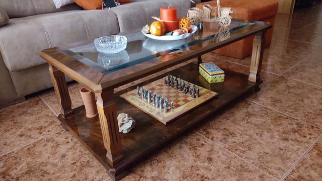 Mesa de centro de madera 