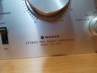 AMPLIFICADOR SANYO  DCA-1001 (revisar un canal)
