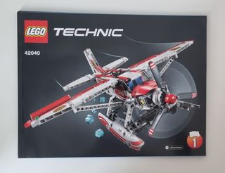 Lego Technic 42040 Fire Plane COMPLETO