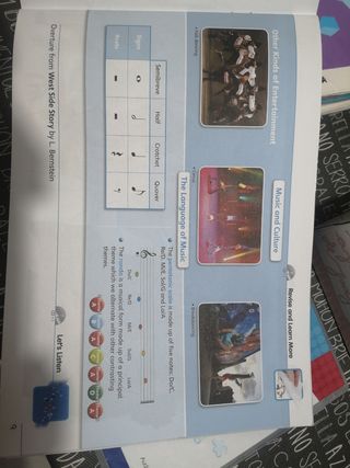 Libro y cd musica cuarto de primaria