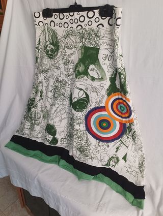 Falda estampada 