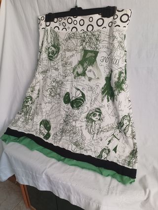 Falda estampada 