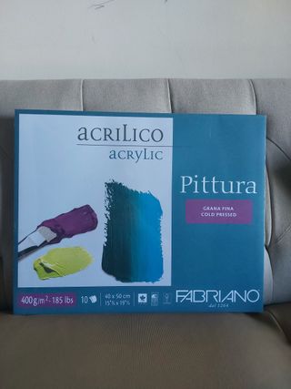 Papel Fabriano 400 g/m2 acrilico