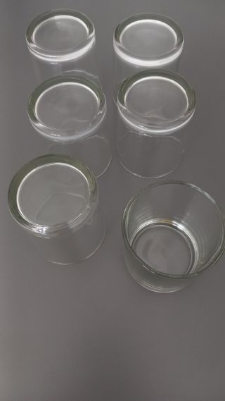 Bicchieri in vetro