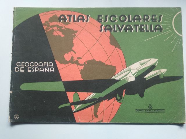 2 ATLAS ESCOLARES DE LOS AÑOS 60