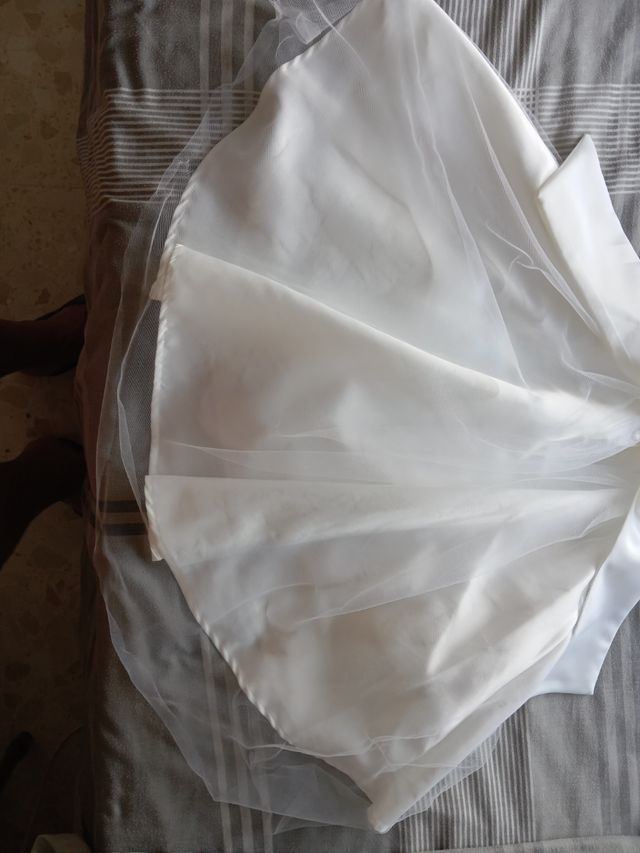 Vestido blanco niña