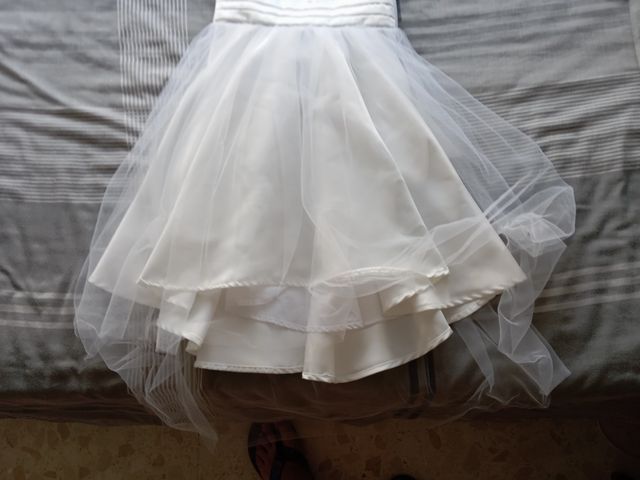 Vestido blanco niña