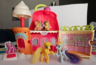 Casa de my little pony con ponis
