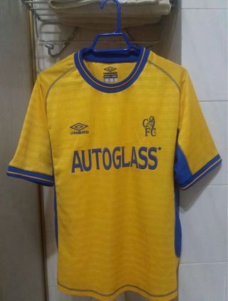 Segunda equipación Chelsea temporada 2000-02