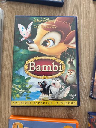 19 pelis de DVD para niños( cada DVD 3,50€)