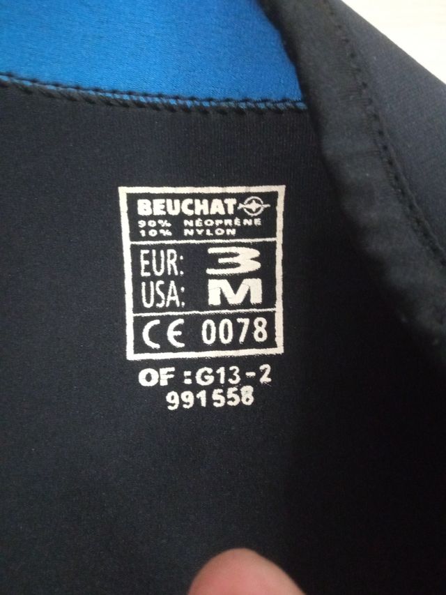 Neopreno beuchat buceo pesca sub