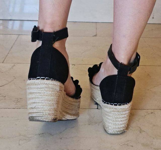 ZAPSHOP SANDALIAS ALPARGATAS PLATAFORMA