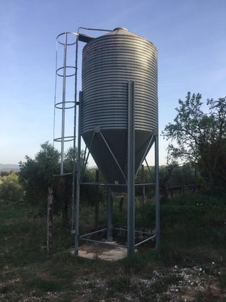 Silo de chapa ondulada