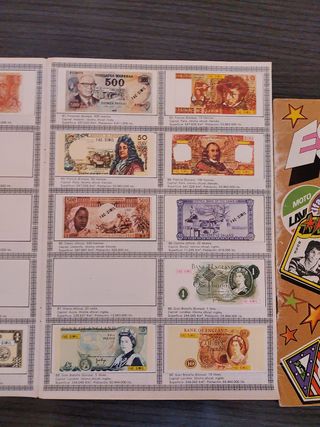 Album Escudos o Billetes del mundo