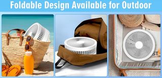 Ventilador portátil 8" calidad Aqua en Oferta!