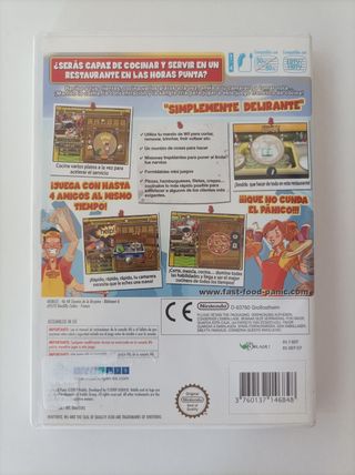 Videojuego cocina Fast food panic