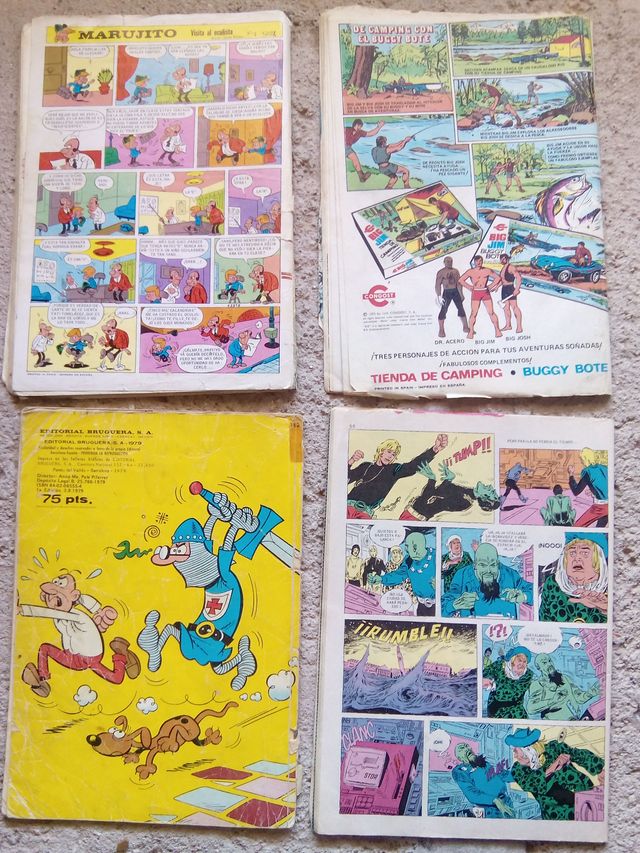 LIBROS PULGARCITO,DON MIKI,BRUGUERA,DDT,OLEk