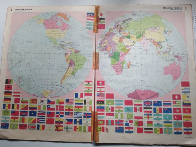 2 ATLAS ESCOLARES AÑOS 60