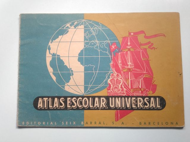 2 ATLAS ESCOLARES AÑOS 60