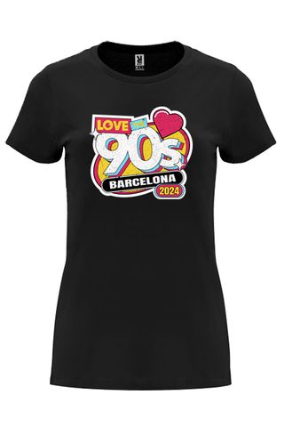 Camiseta LOVE 90 - Opción Blanco o Negro