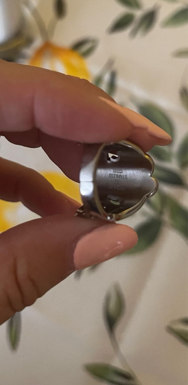 Anillo tous de acero