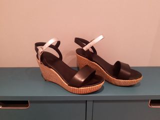 Sandalia Cuña Piel n°36