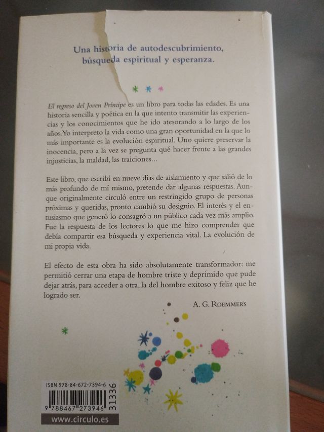 El regreso del joven principe de A.G. Roemmers