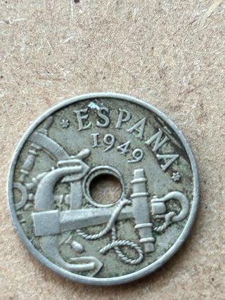 Moneda 50 céntimos coleccionismo 1949 - E51