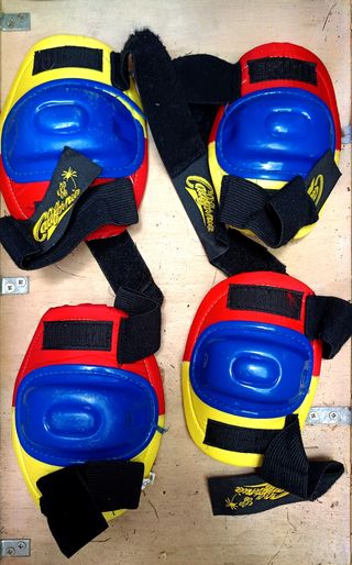 Patines en línea + rodilleras y coderas