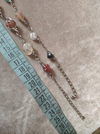 Set braccialetti vintage in pietre dure
