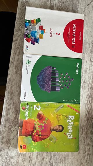 Lote libros 2º BACHILLERATO