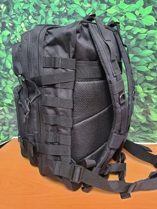 Mochila táctica 45 L negro de senderismo y montaña