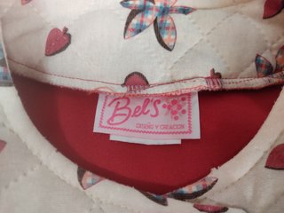 Bata larga mujer talla única. Color rojo teja