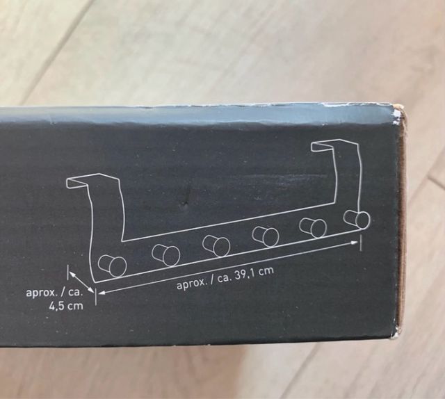 Colgador perchero con 6 soportes para puerta