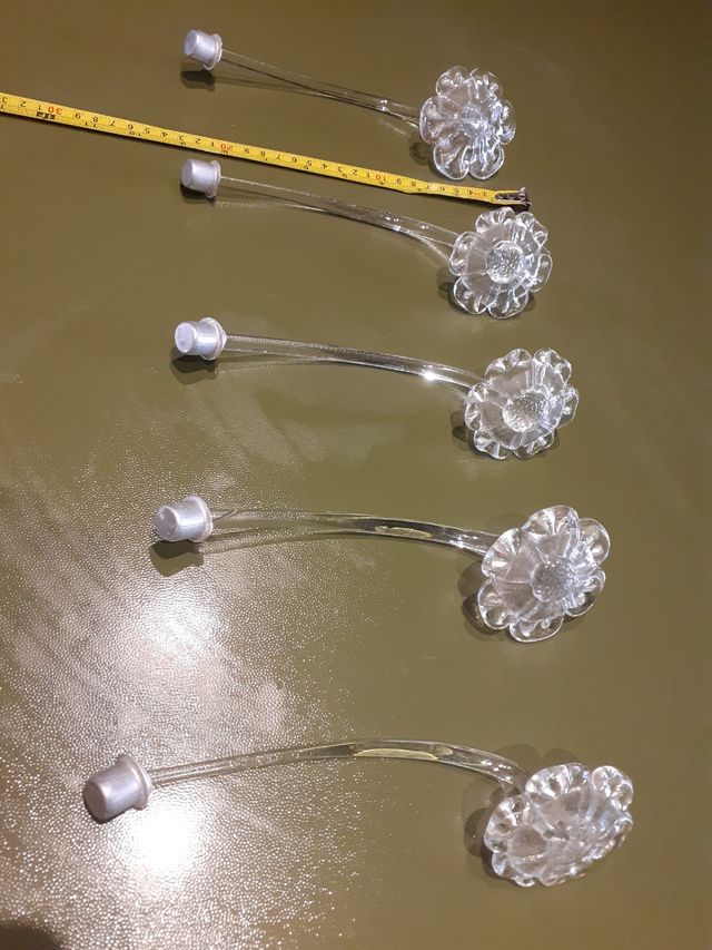 Lotto fiori antichi per lampada Murano 