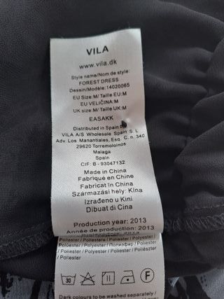 Vestido asimétrico sin estrenar talla M grande