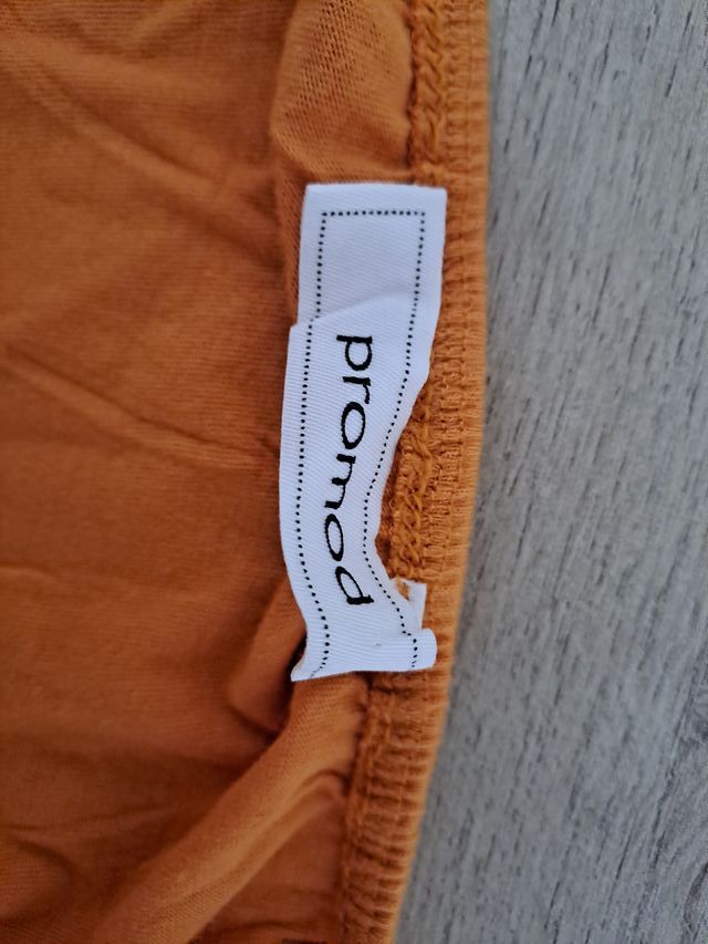 Top de tirantes color naranja Promod sin estrenar