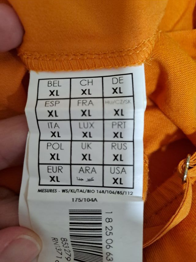 Top de tirantes color naranja Promod sin estrenar