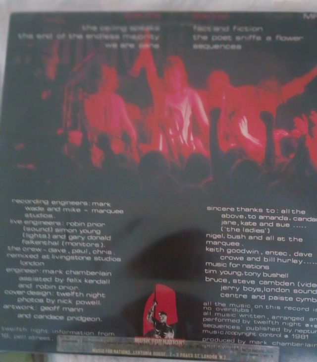 Twelfht Night - Live and let Live.