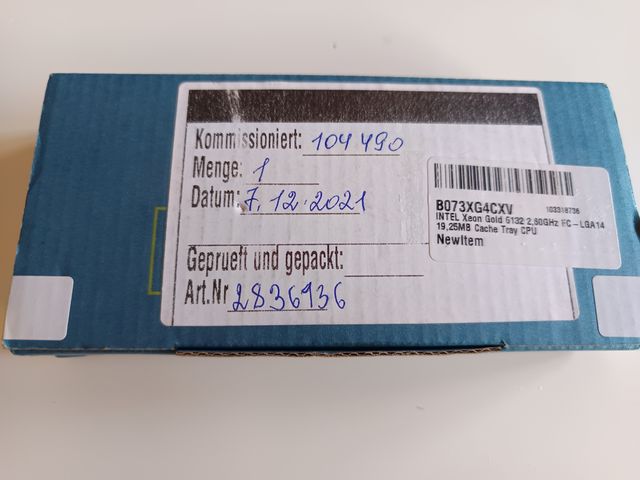 Procesador Intel Xeon 6132