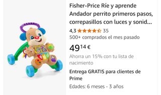 Andador Fisher Price