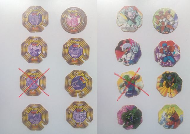 Tazos Dragon ball