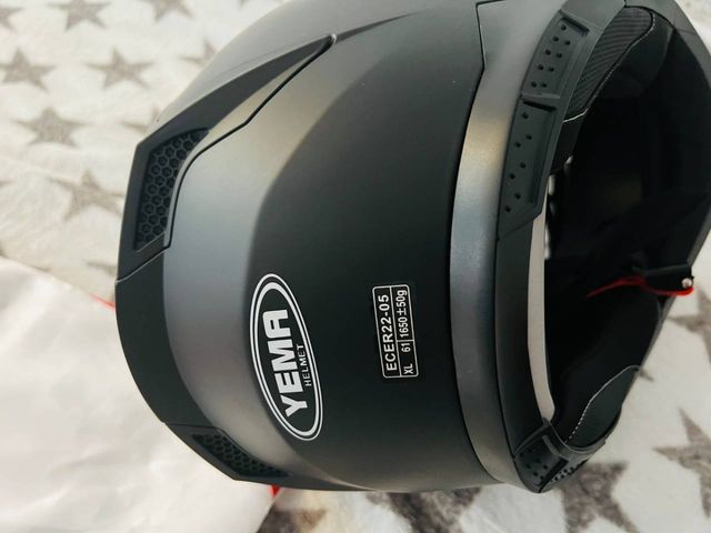 Casco de moto modular ECE HomologadoYEMA