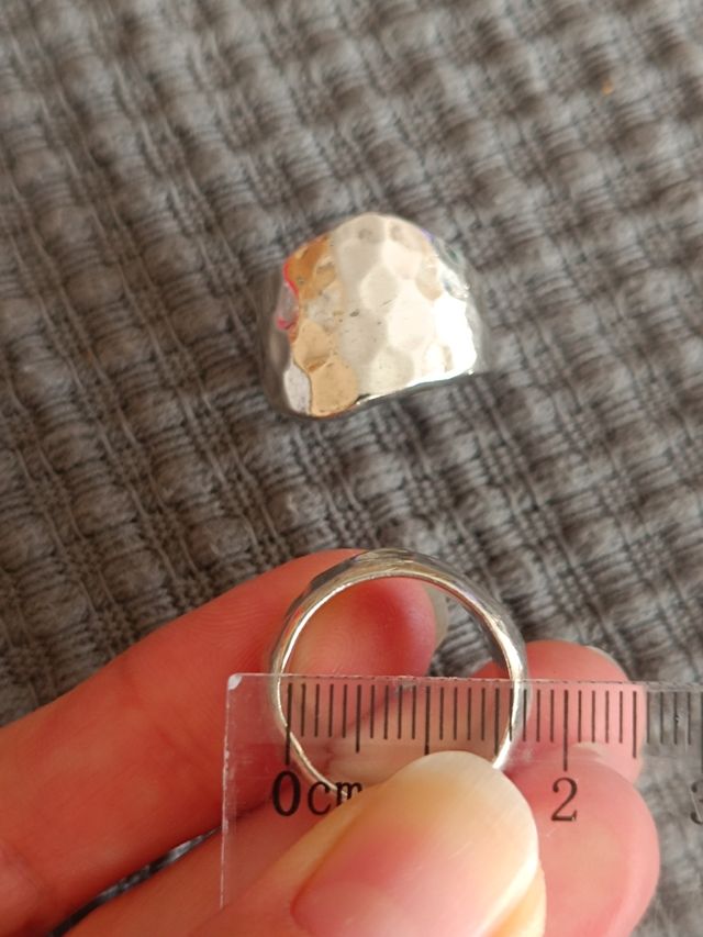 Anillos anchos plata